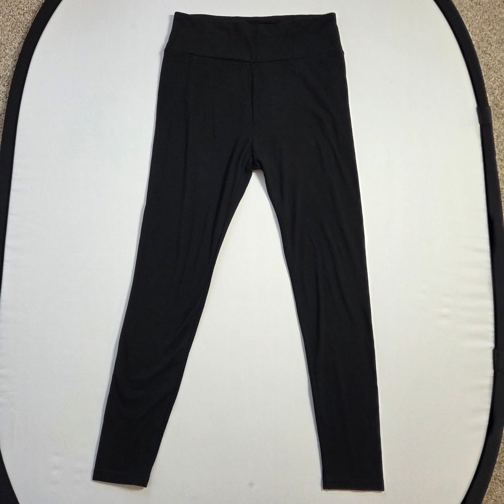 Wild Fable Womens High-Waisted Cotton Blend Leggings Black Size M